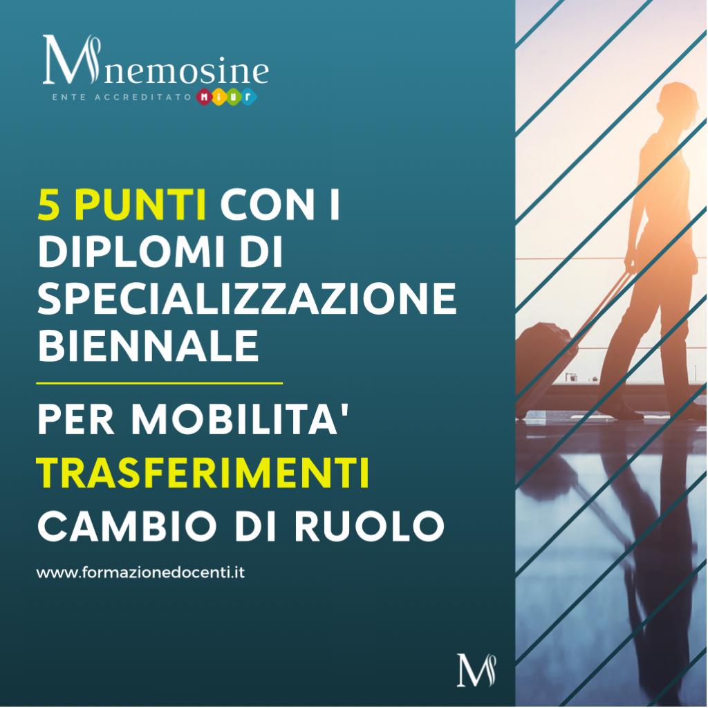 Diplomi di specializzazione biennale